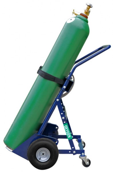 AERO 2-Bottle Oxygen Service Handcart – AERO Specialties