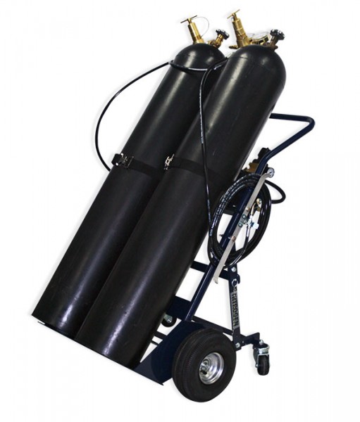 AERO 2-Bottle Nitrogen Service Handcart (Complete) – AERO Specialties