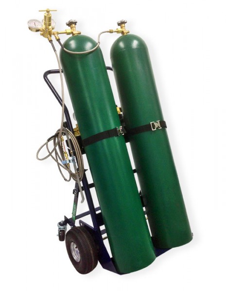 AERO 2-Bottle Oxygen Service Handcart Complete (Hangar) – AERO Specialties