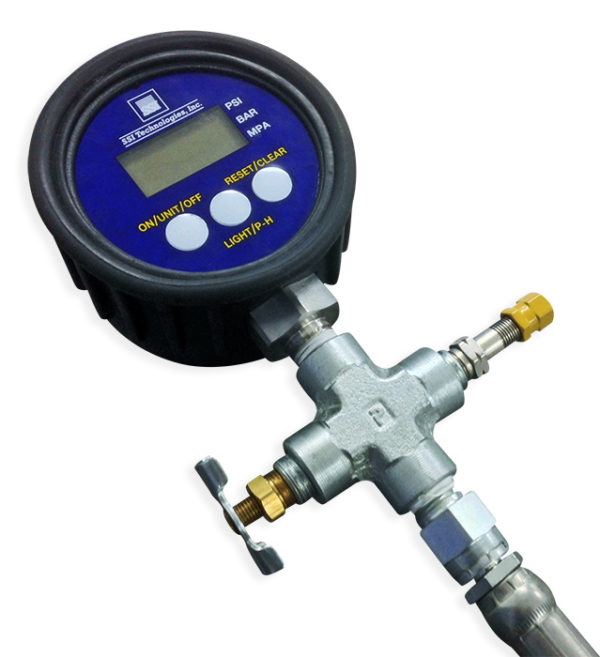 Digital High Pressure Nitrogen Strut Service Gauge Assembly, 3,000 psi ...